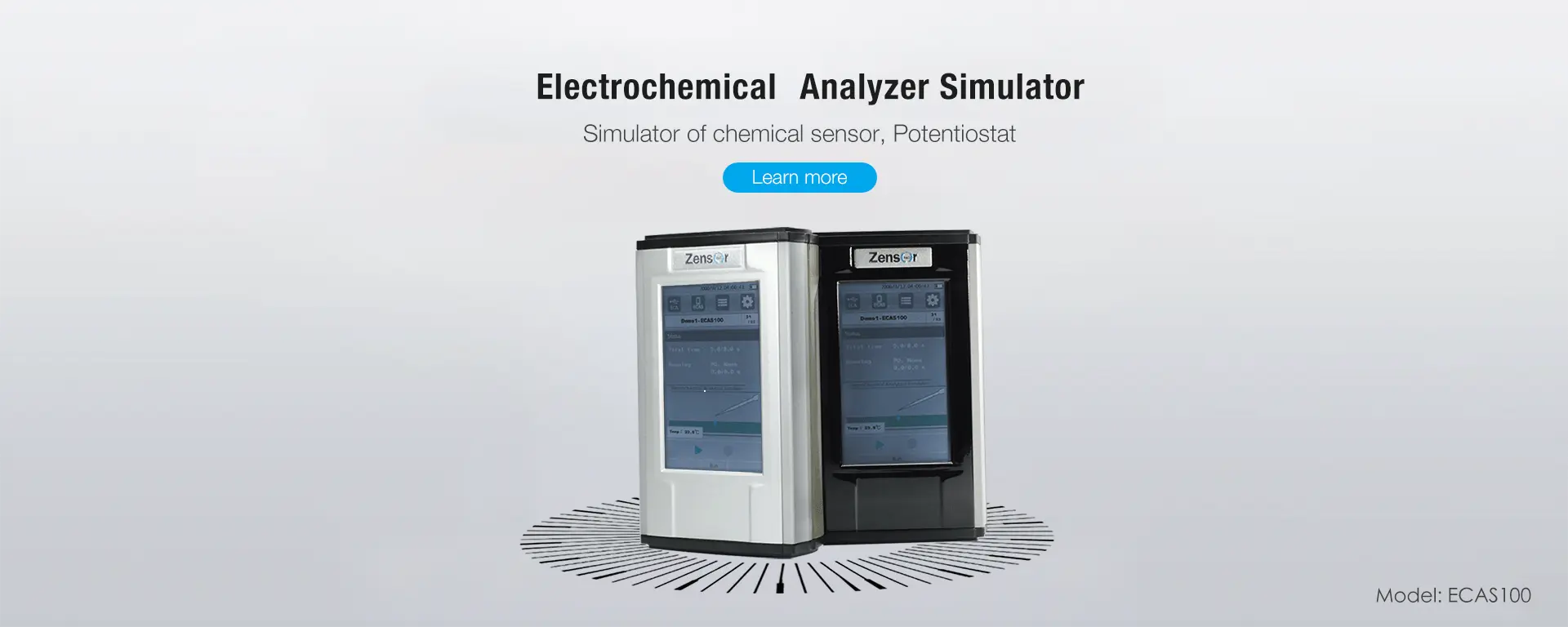 電化學模擬器/分析儀/工作站/交流阻抗/感測器研發-Zensor R&D-ECAS100 &
                           ACIP
                           100