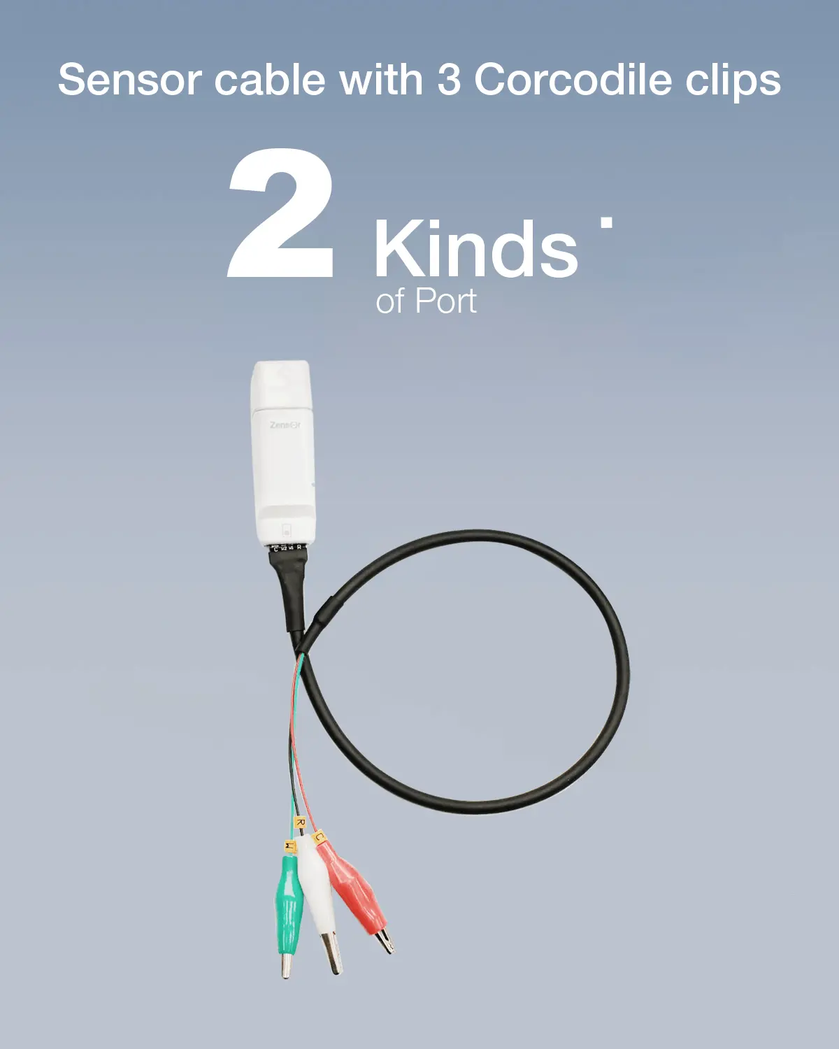 無線電化學分析儀/工作站/恆電位儀的鱷魚夾轉接線-Zensor
                                                                R&D-ECWP100