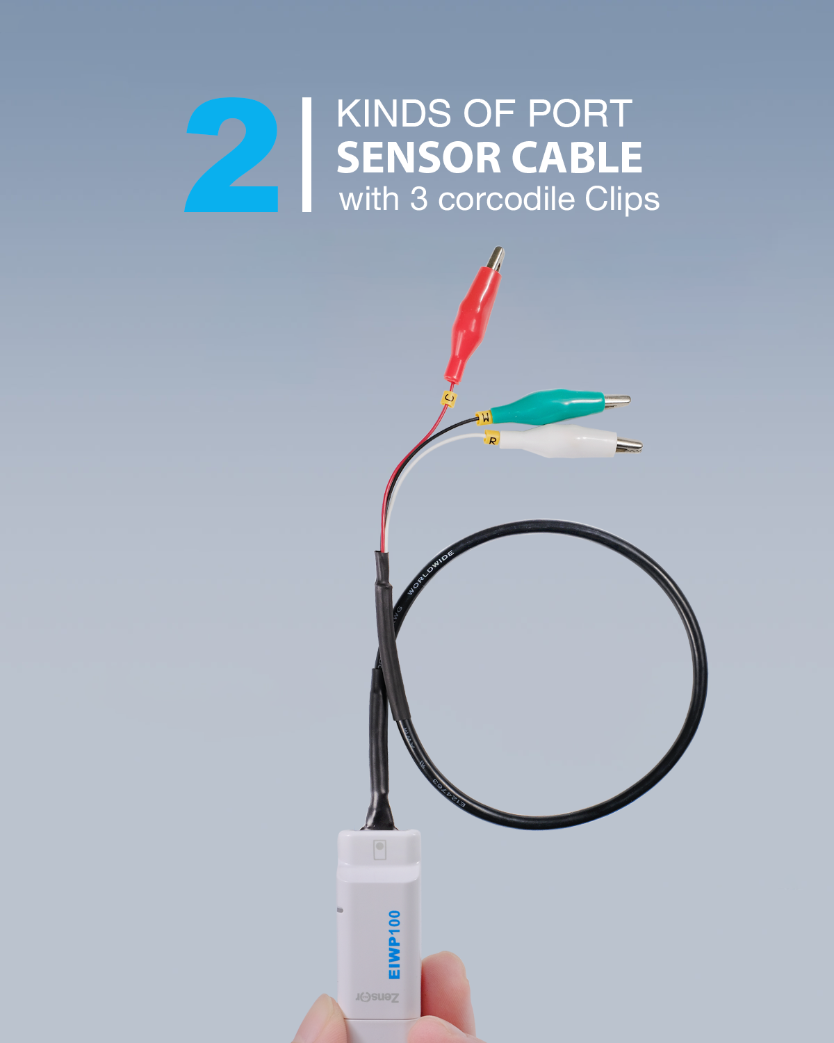 無線電化學分析儀/工作站/恆電位儀的鱷魚夾轉接線-Zensor
                                R&D-EIWP100