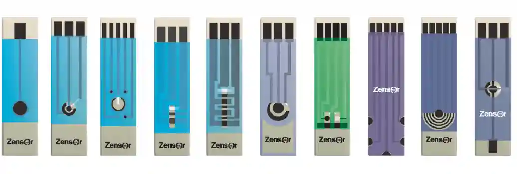OEM/ODM客製化訂製電化學絲網印刷電極/網版印刷電極的多種樣式舉例- Zensor R&D
              