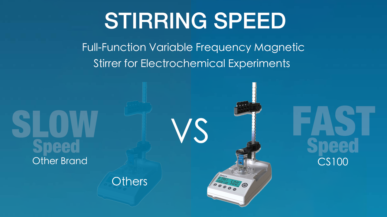 Demo Video of Variable
                                    Frequency Magnetic Stirrer & Cells stand for
                                    Electrochemical Experiments compared with
                                    General stirrer Zensor R&D-CS100
                                    